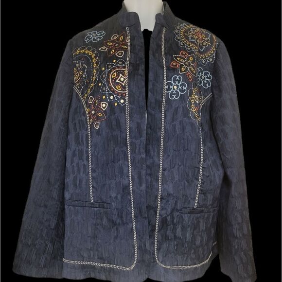 Vintage Alfred Dunner Sequin Blazer - Picture 2 of 3